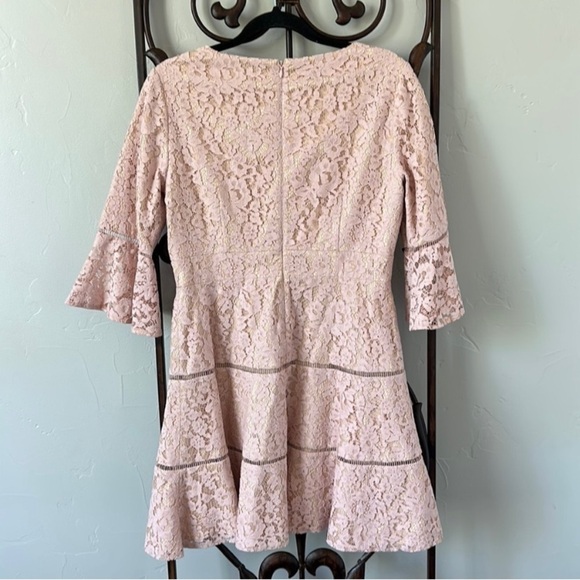 Eliza J Blush Lace Dress - Picture 3 of 9